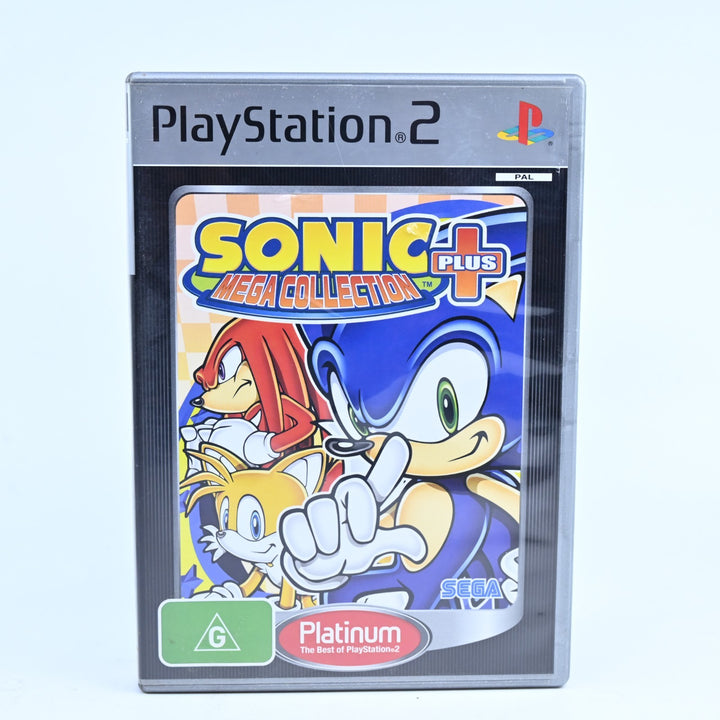 Sonic Mega Collection Plus - Sony Playstation 2 / PS2 Game + Manual - PAL