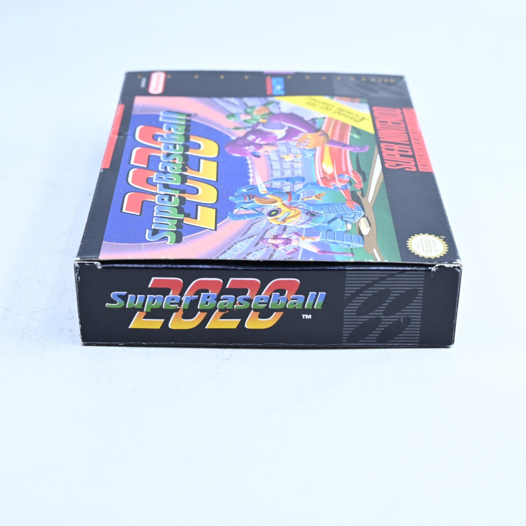 Super Baseball 2020 - Super Nintendo / SNES Boxed Game - NTSC-U/C