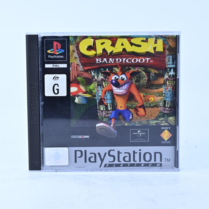 Crash Bandicoot - Sony Playstation 1 / PS1 Game + Manual - PAL - MINT DISC!