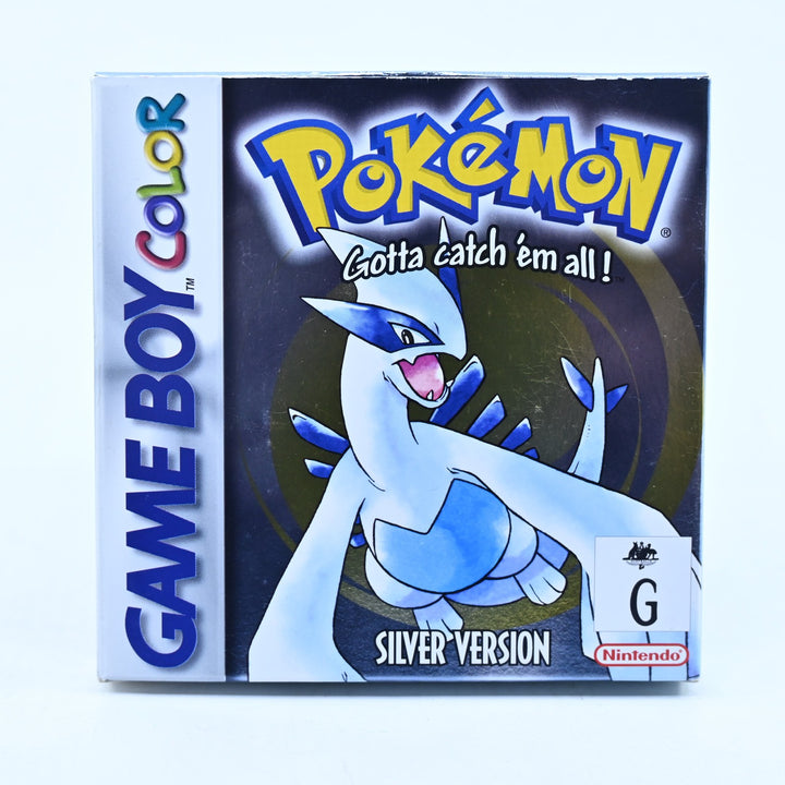 Pokemon Silver Version - Nintendo Gameboy Color Boxed Game - PAL - NEW BATTERY!