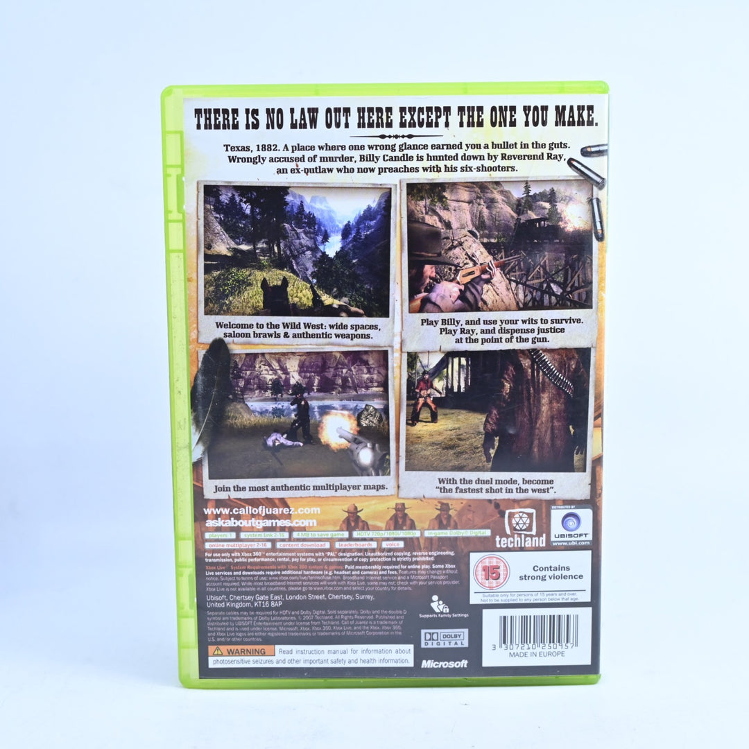Call of Juarez - Xbox 360 Game + Manual - PAL - MINT DISC!