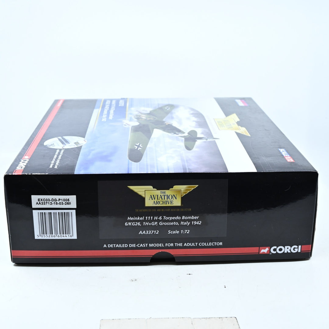 Corgi Aviation 1:72 Heinkel 111 H-6 Torpedo Bomber AA33712