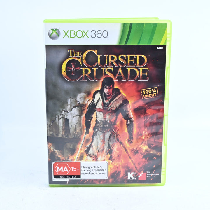 The Cursed Crusade - 100% Uncut - Xbox 360 Game + Manual - PAL - MINT DISC!