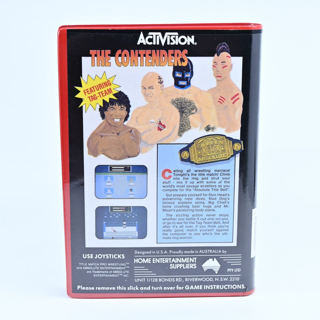 Title Match Pro Wrestling - Atari 2600 Boxed Game - PAL - FREE POST!