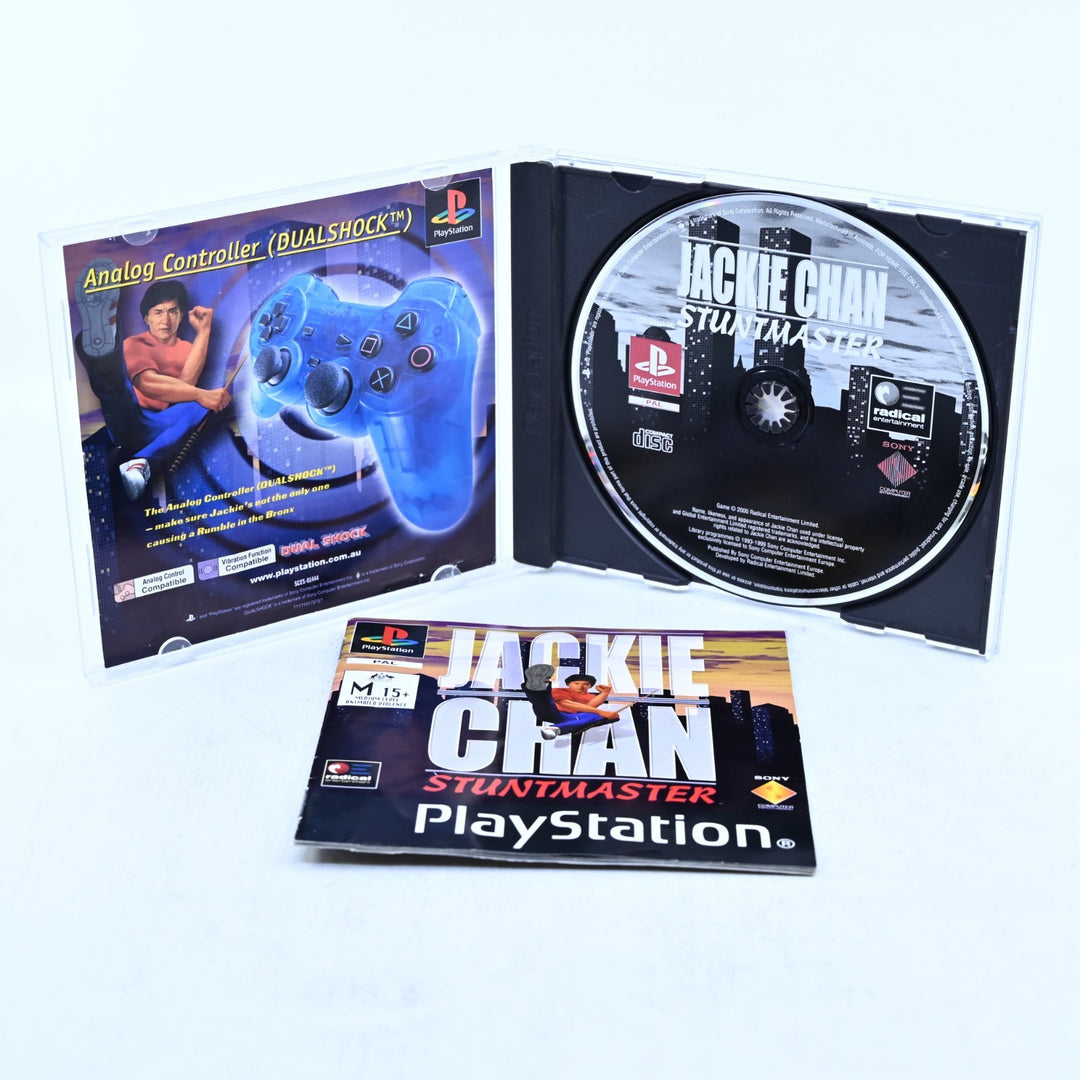 Jackie Chan Stuntmaster - Sony Playstation 1 / PS1 Game + Manual - PAL