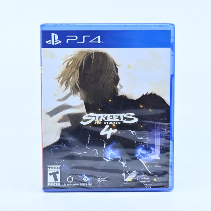 Streets of Rage 4 - SEALED! - LR-P215 - Sony Playstation 4 / PS4 Game