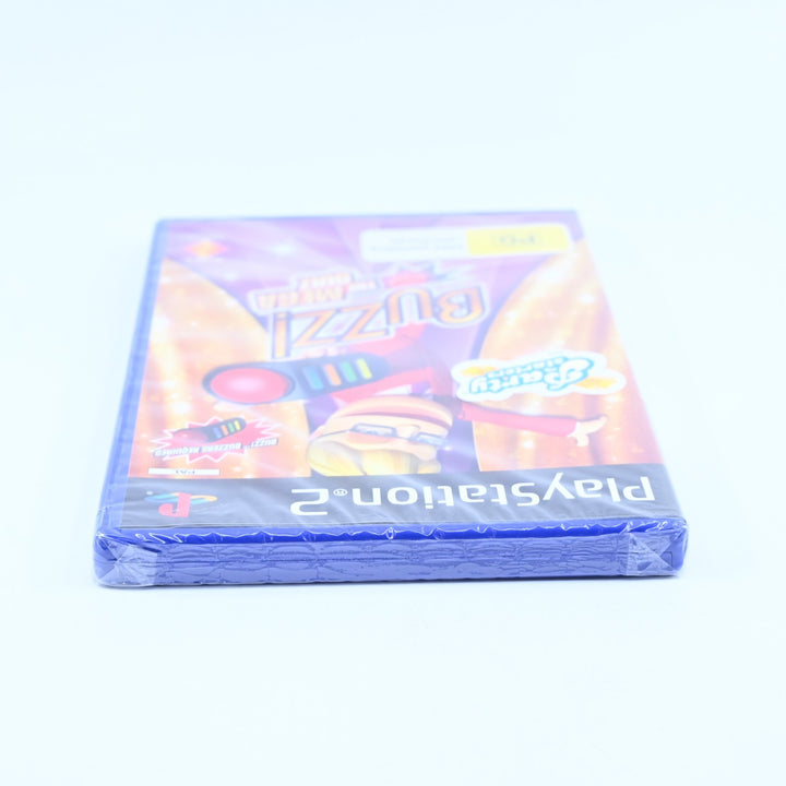 SEALED! - Buzz!: The Mega Quiz  - Sony Playstation 2 / PS2 Game + Manual - PAL
