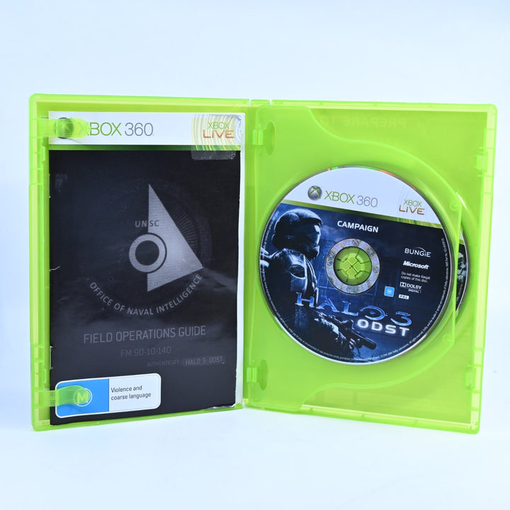 Halo 3 ODST - Xbox 360 Game + Manual - PAL - MINT DISC!
