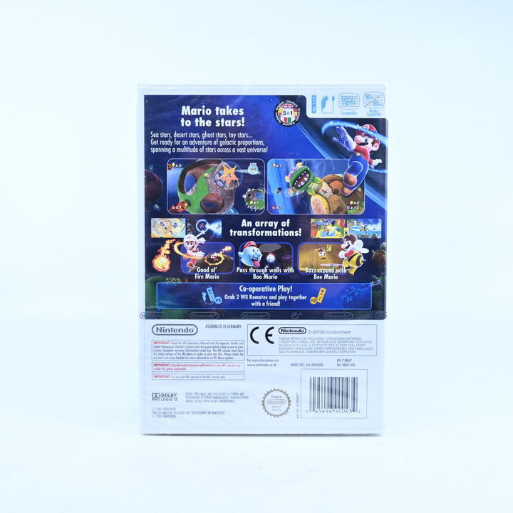 SEALED! Super Mario Galaxy - Nintendo Wii Game + Manual - PAL - MAKE OFFERS