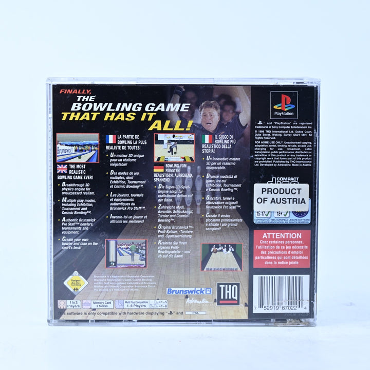 Brunswick Circuit Pro Bowling - Sony Playstation 1 / PS1 Game + Manual - PAL