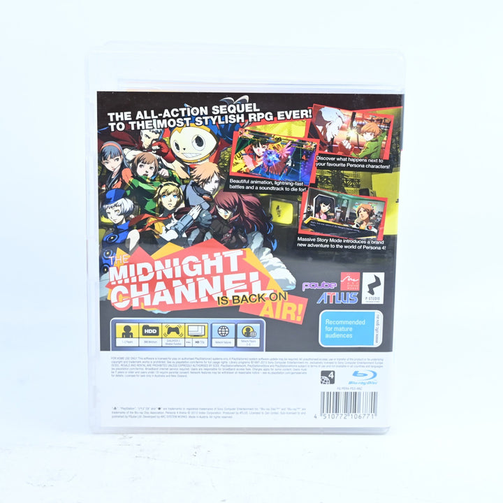 P4A: Persona 4 Arena - Sony Playstation 3 / PS3 Game + Manual - FREE POST!