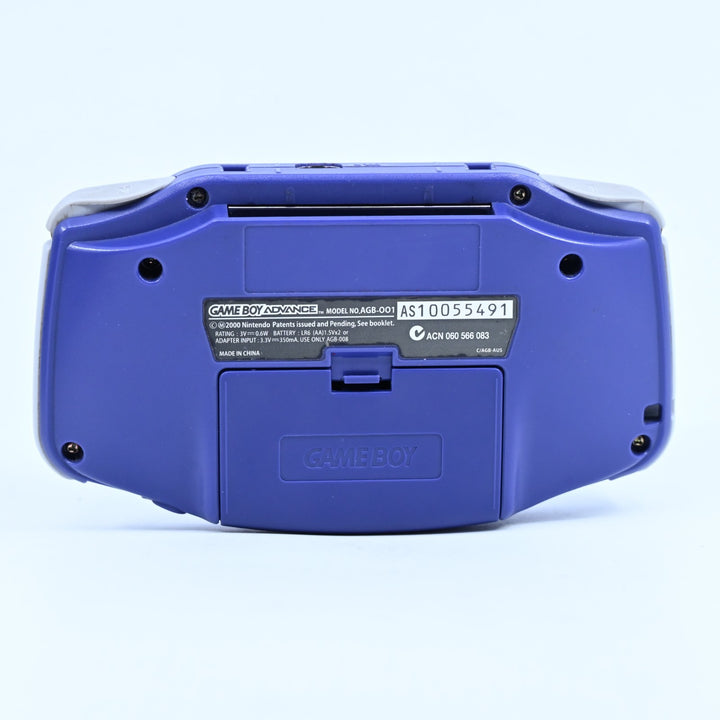 AGB-001 - Indigo - Nintendo Gameboy Advance Console - FREE POST!