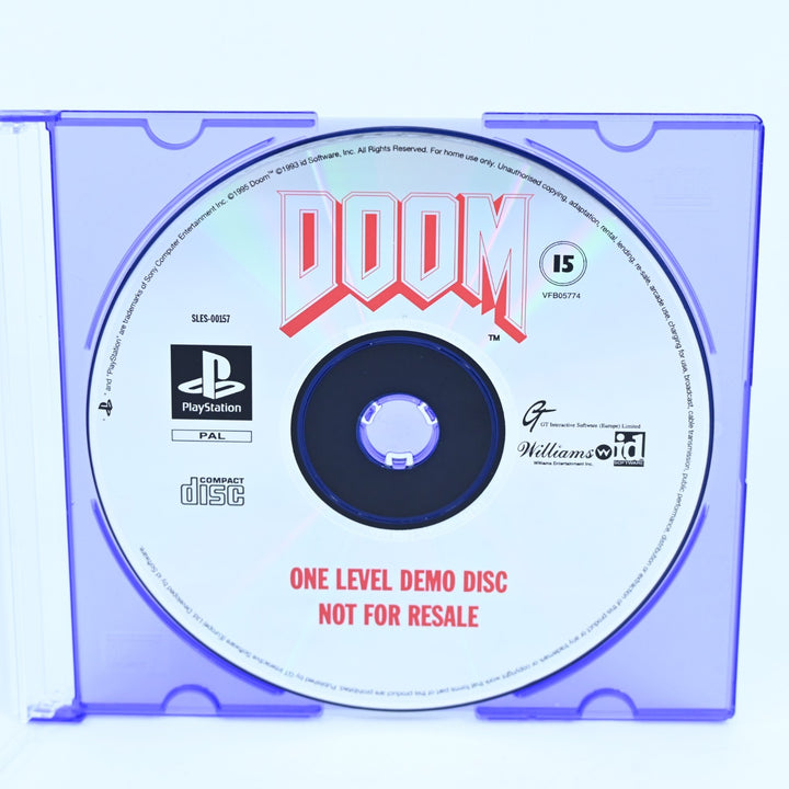Doom - One Level Demo Disc - PS1 Game - Disc Only - PAL - MINT DISC!
