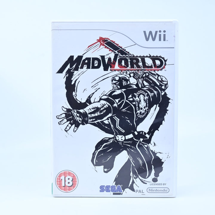 Mad World - Nintendo Wii Game + Manual - PAL - MINT DISC!
