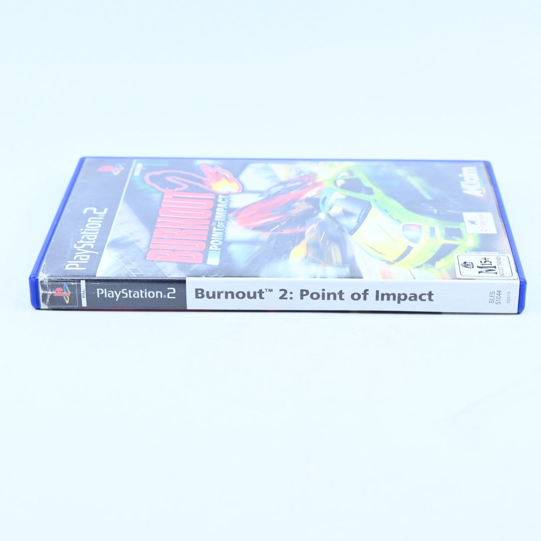 Burnout 2: Point of Impact - Sony Playstation 2 / PS2 Game + Manual - PAL