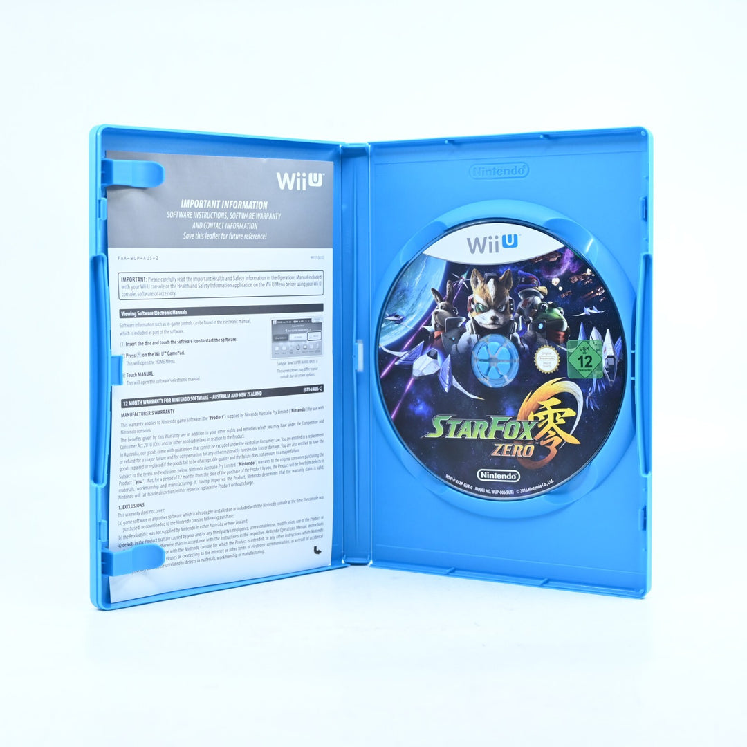 Star Fox Zero First Print Edition - Nintendo Wii U Game - PAL - LIKE NEW!