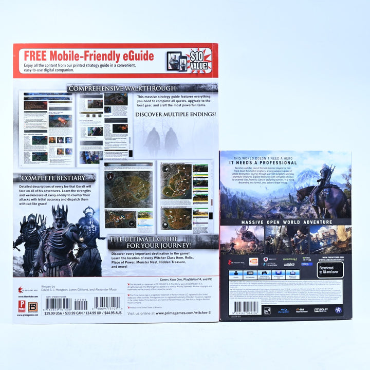 The Witcher III: Wild Hunt Prima Guide Bundle Pack - Playstation 4 / PS4 Game
