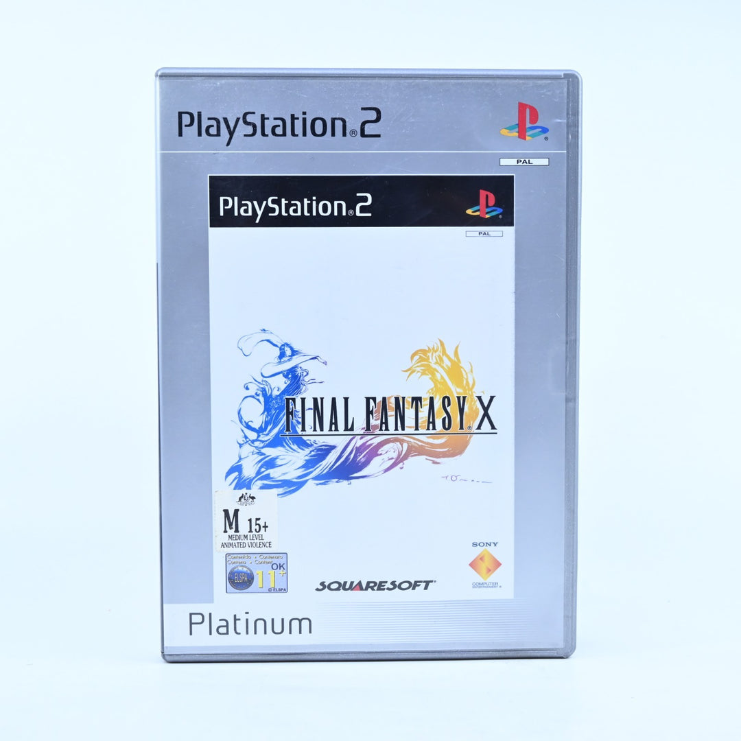 Final Fantasy X - Sony Playstation 2 / PS2 Game + Manual - PAL - MINT DISC!