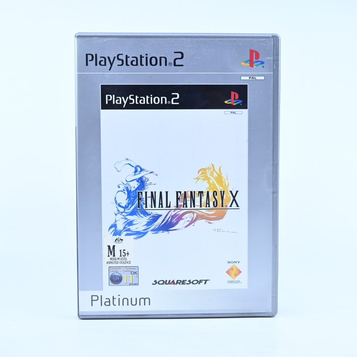 Final Fantasy X - Sony Playstation 2 / PS2 Game + Manual - PAL - MINT DISC!