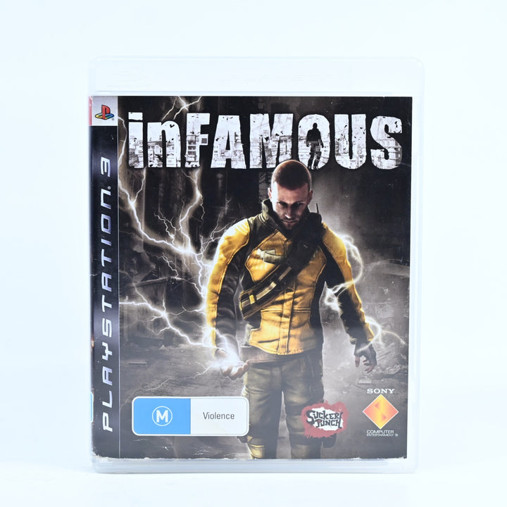 inFAMOUS - Sony Playstation 3 / PS3 Game + Manual - FREE POST!