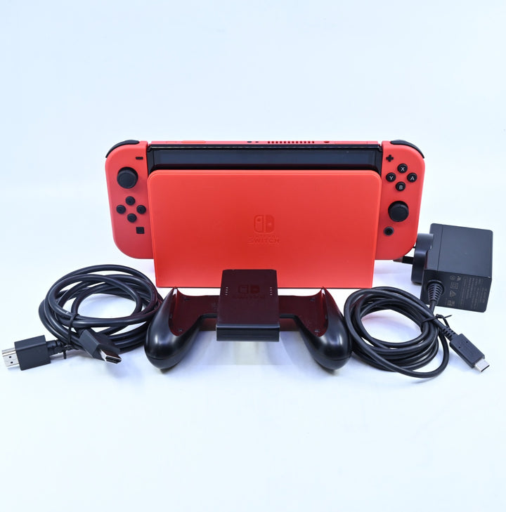 Mario Red Edition - Nintendo Switch OLED Console - PAL - FREE POST!