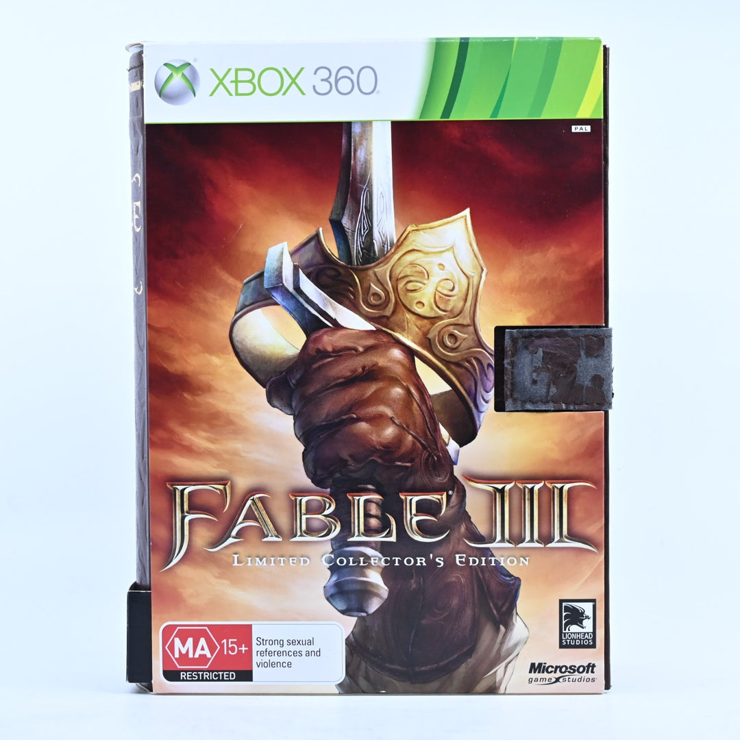 Fable III 3 - Limited Collector's Edition - Xbox 360 Game + Manual - PAL