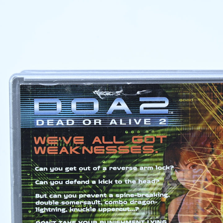 Dead or Alive 2 DOA 2 - Sony Playstation 2 / PS2 Game + Manual - PAL