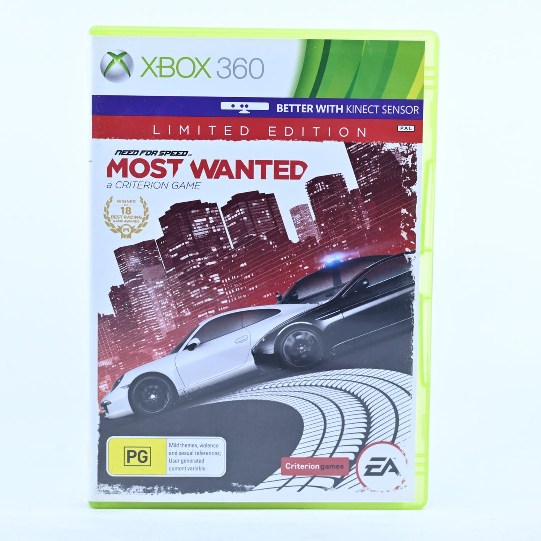 Need for Speed: Most Wanted (2012) - Xbox 360 Game + Manual - PAL - MINT DISC!