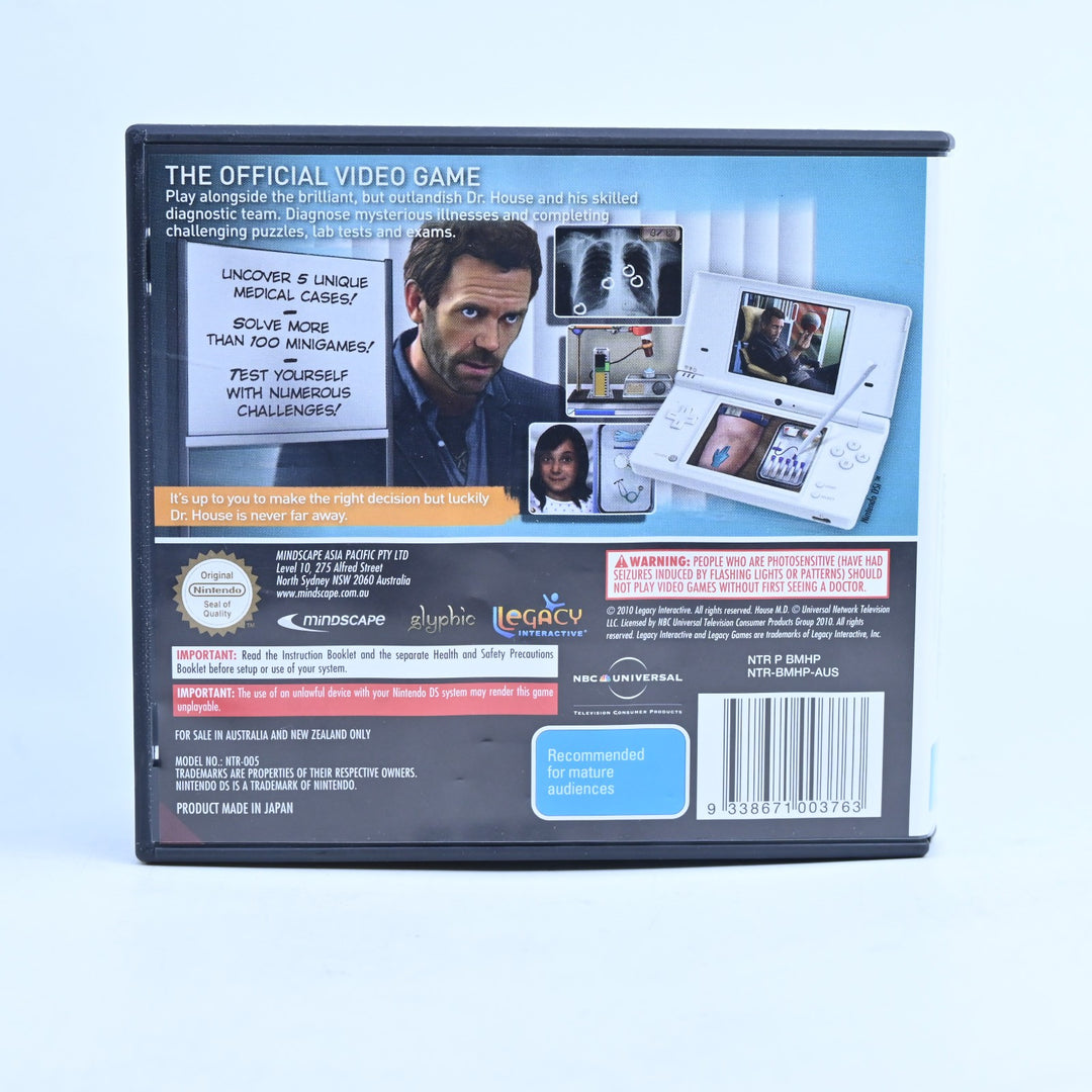 House M.D. - Nintendo DS Game - PAL + Manual - FREE POST!