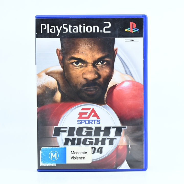 Fight Night 2004 - Sony Playstation 2 / PS2 Game + Manual - PAL - MINT DISC!
