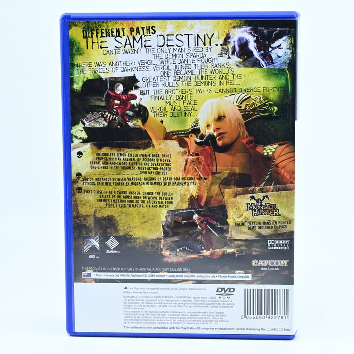 Devil May Cry 3: Dante's Awakening - PS2 Game + Manual - PAL - MINT DISC!