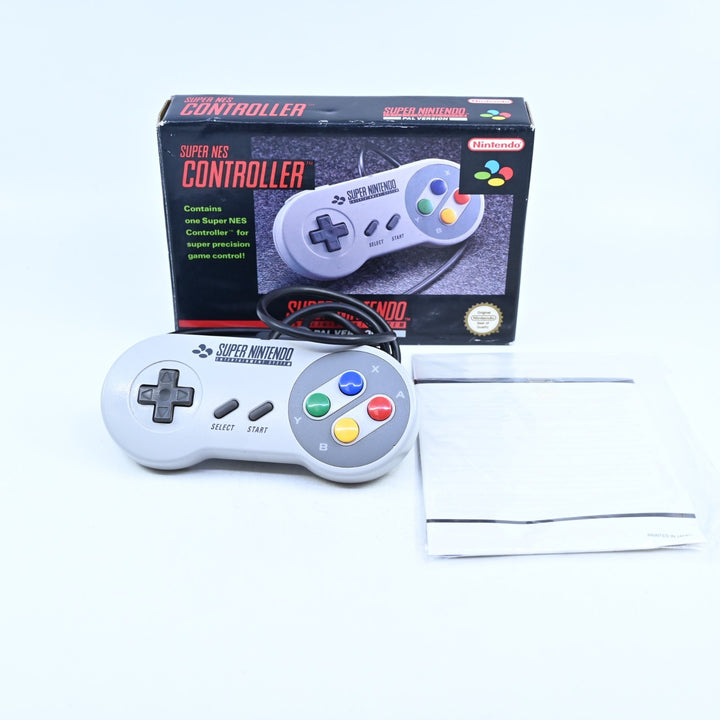 Official Super Nintendo SNES Boxed Controller - Super Nintendo / SNES Accessory