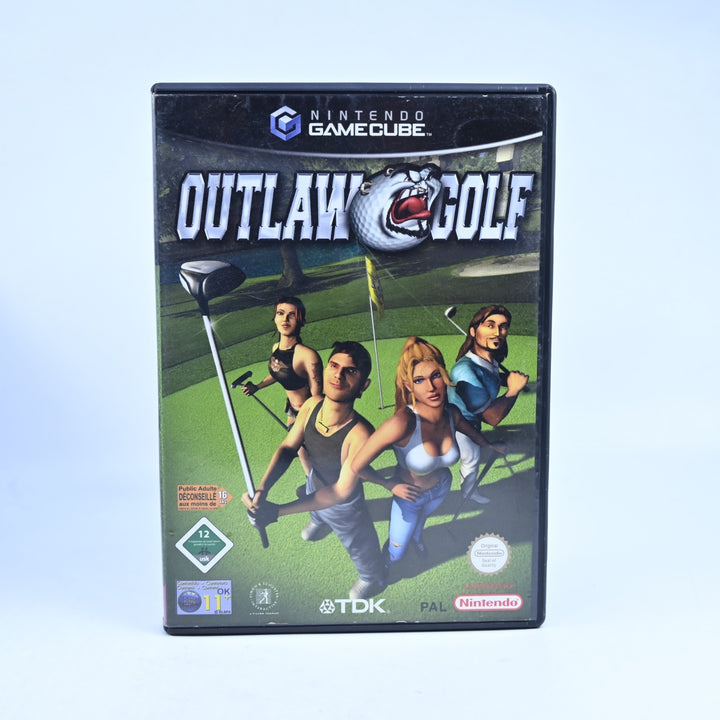 Outlaw Golf - Nintendo Gamecube Game + Manual - PAL - FREE POST!