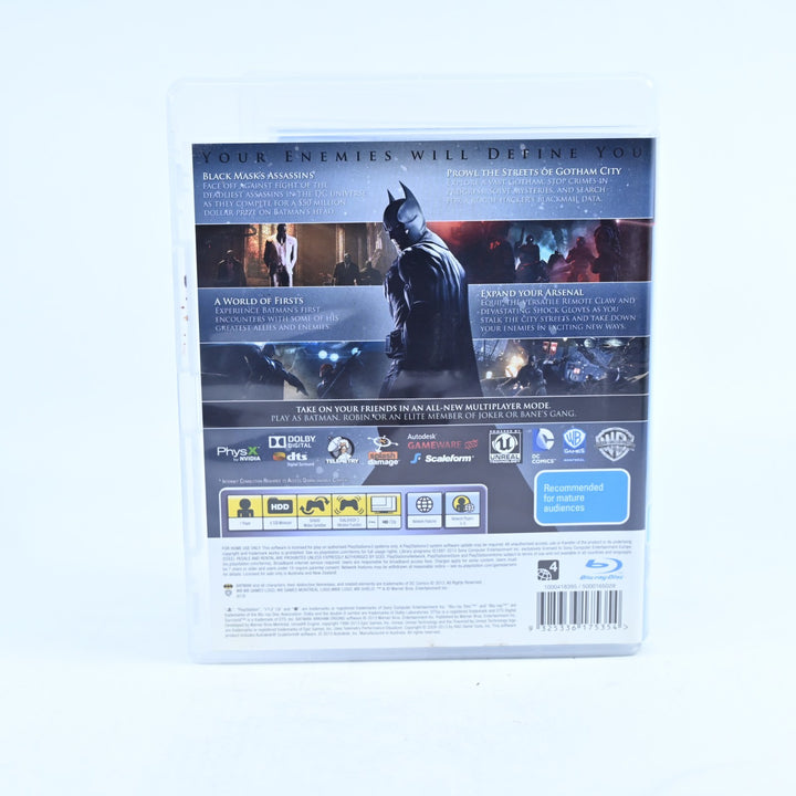Batman: Arkham Origins - Sony Playstation 3 / PS3 Game + Manual