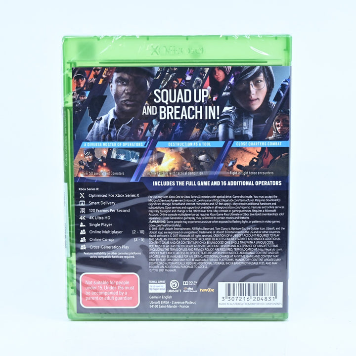 SEALED! Tom Clancy's Rainbow Six Siege Deluxe Edition - Xbox One Game - PAL
