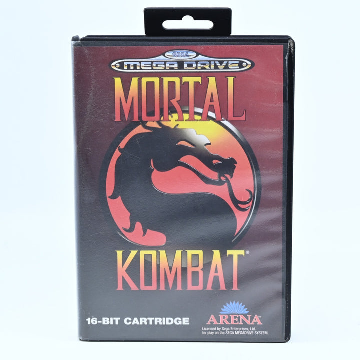 Mortal Kombat - Sega Mega Drive Game - PAL + Manual - FREE POST!
