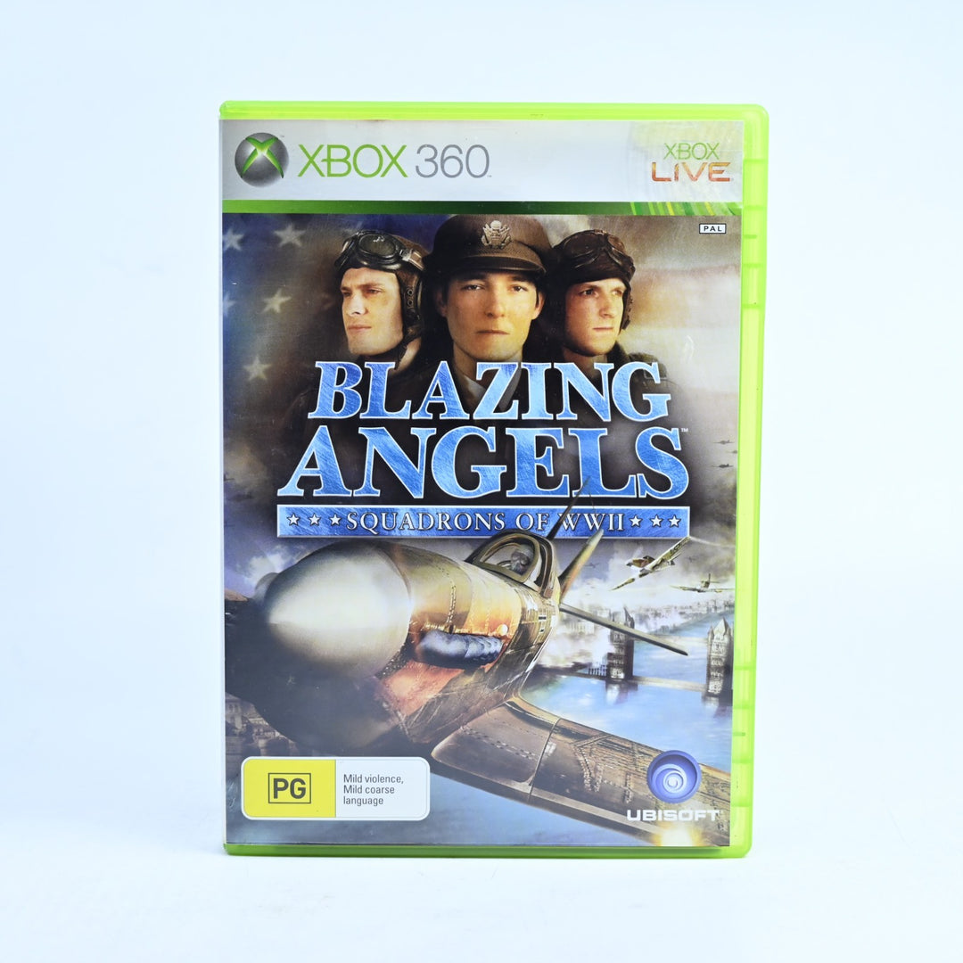 Blazing Angels Squadrons Of WWII - Xbox 360 Game + Manual - PAL - MINT DISC!