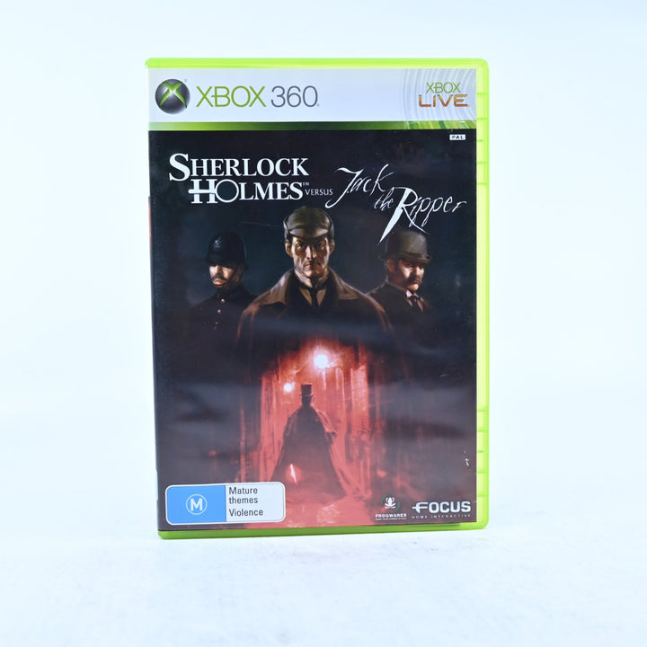 Sherlock Holmes Versus Jack The Ripper - Xbox 360 Game + Manual - PAL