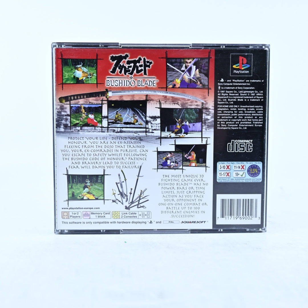 Bushido Blade - Sony Playstation 1 / PS1 Game - No Manual - PAL - MINT DISC!
