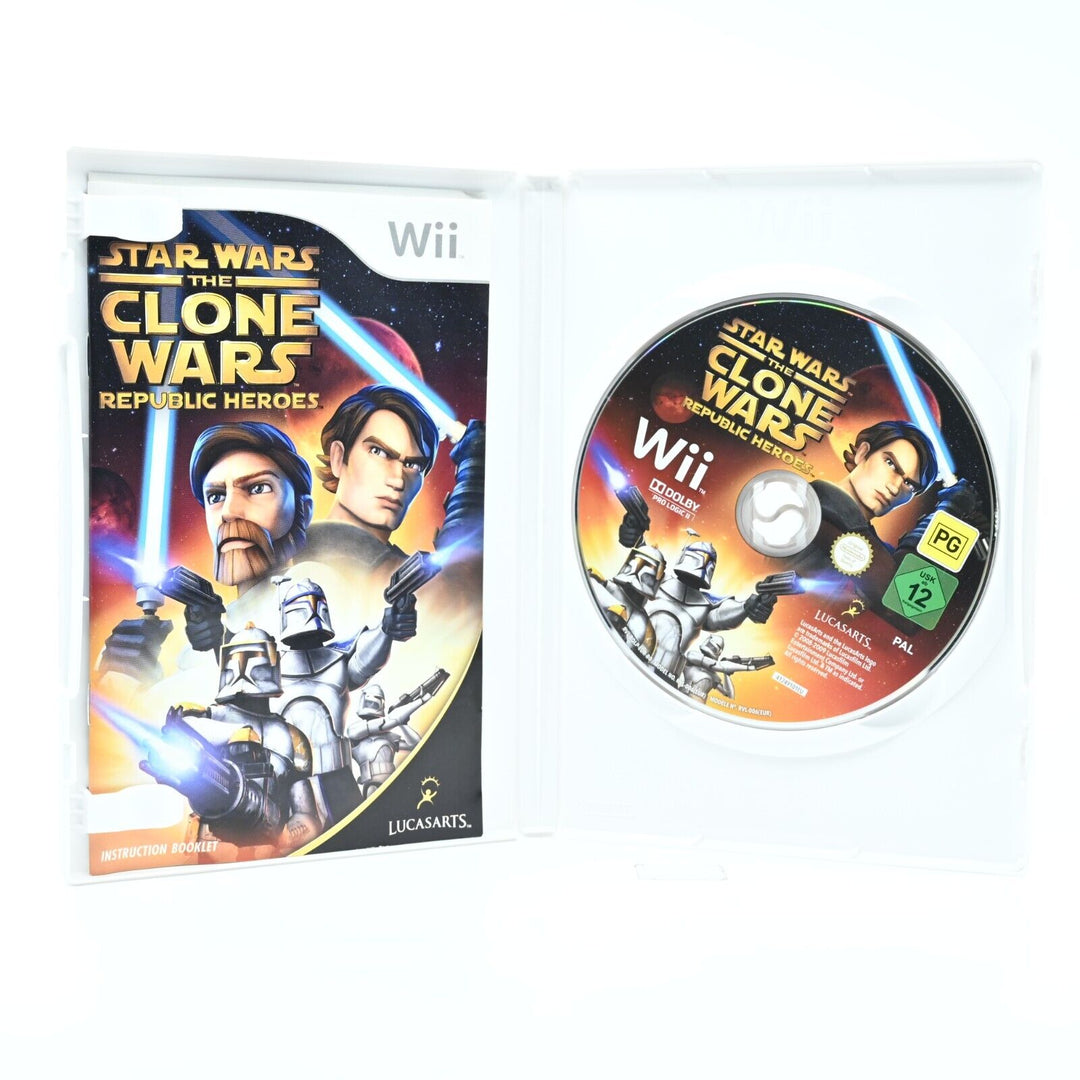 Star Wars: The Clone Wars: Republic Heroes - Nintendo Wii Game - PAL - FREE POST