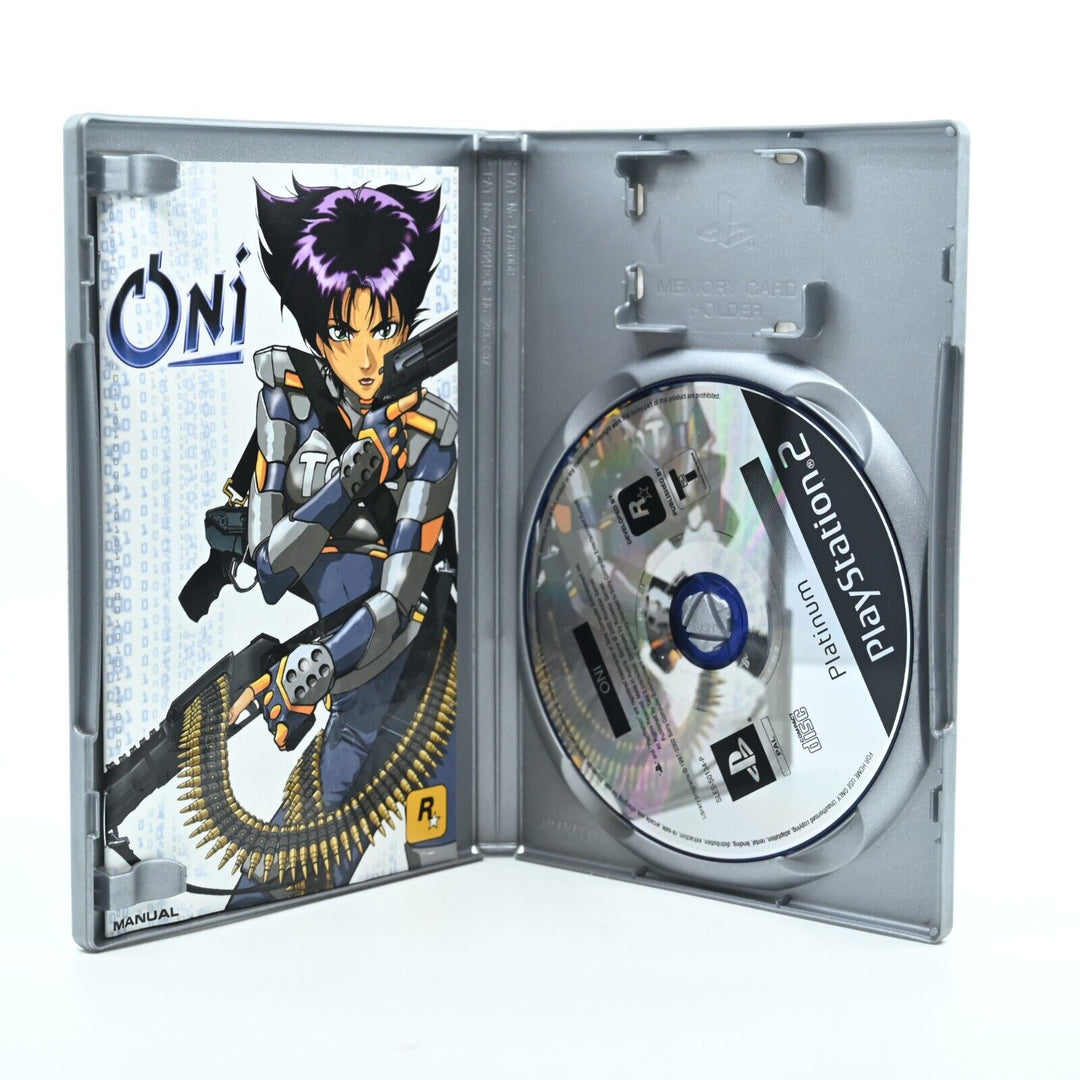 Oni - Sony Playstation 2 / PS2 Game + Manual - PAL - MINT DISC!