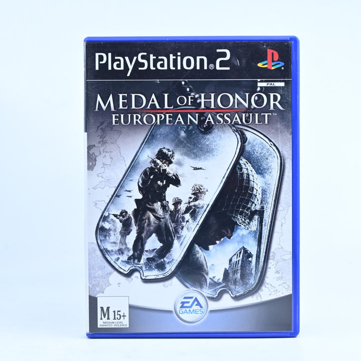 Medal of Honor: European Assault - Sony Playstation 2 / PS2 Game + Manual