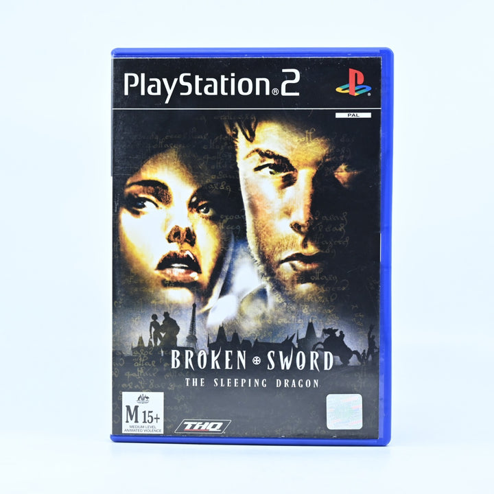 Broken Sword: The Sleeping Dragon - Sony Playstation 2 / PS2 Game + Manual