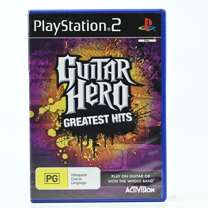 Guitar Hero Greatest Hits - Sony Playstation 2 / PS2 Game - PAL - FREE POST!