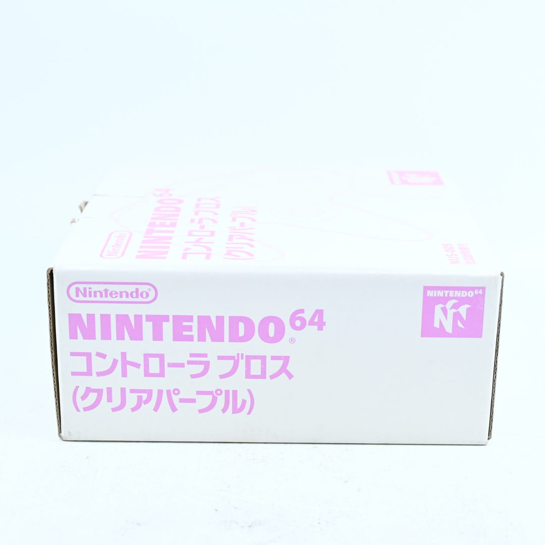 N64 Purple Boxed Controller Japanese - N64 / Nintendo 64 Accessory