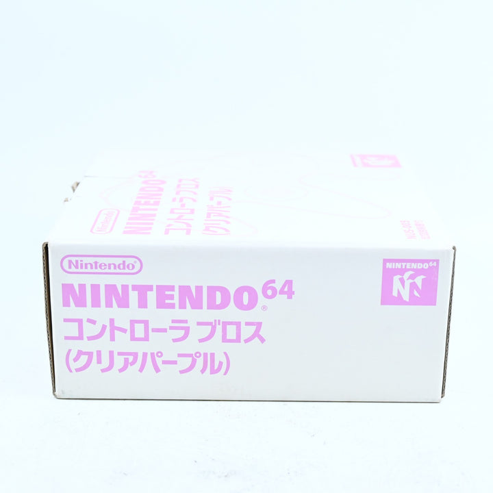 N64 Purple Boxed Controller Japanese - N64 / Nintendo 64 Accessory