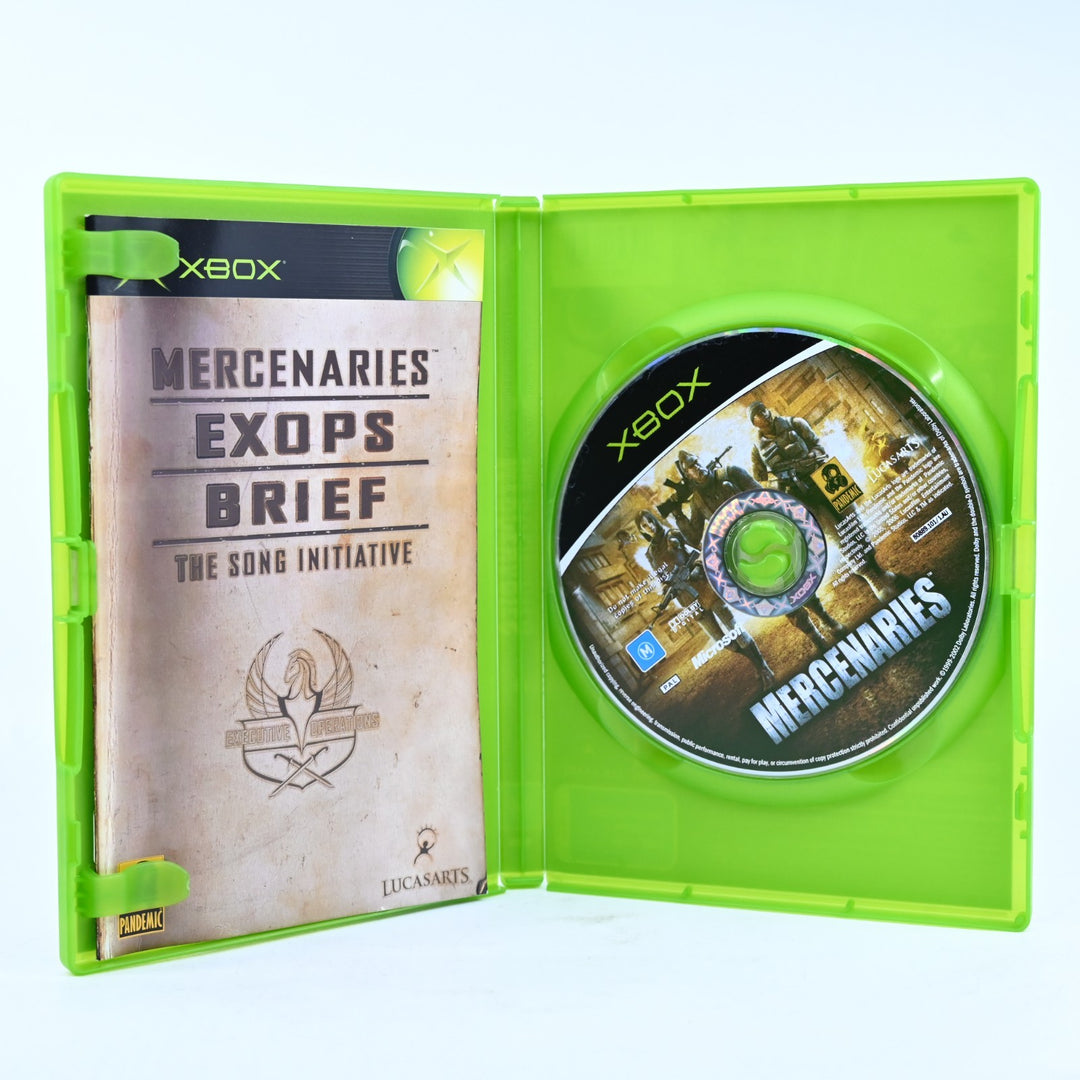 Mercenaries - Original Xbox Game + Manual - PAL - MINT DISC!