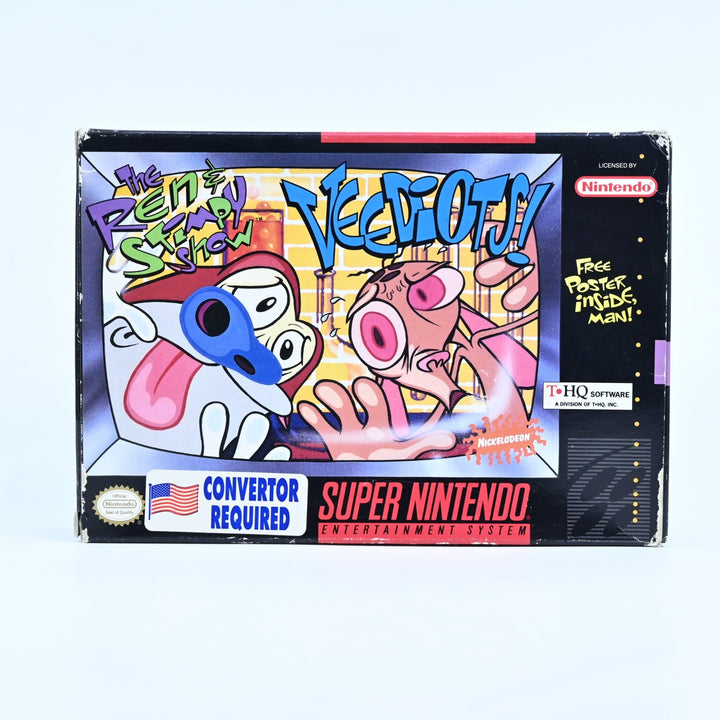 The Ren & Stimpy Show: Veediots - Super Nintendo / SNES Boxed Game - NTSC-U/C