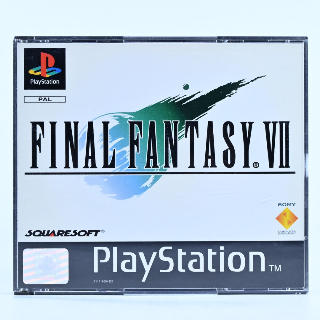 Final Fantasy VII - Sony Playstation 1 / PS1 Game + Manual - PAL