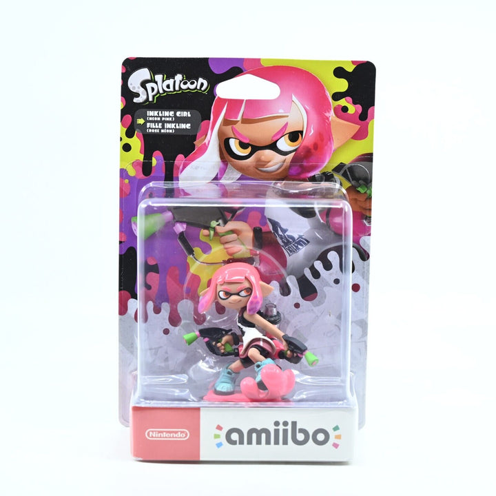 SEALED! Inkling Girl (Neon Pink) Amiibo - Splatoon - Toy